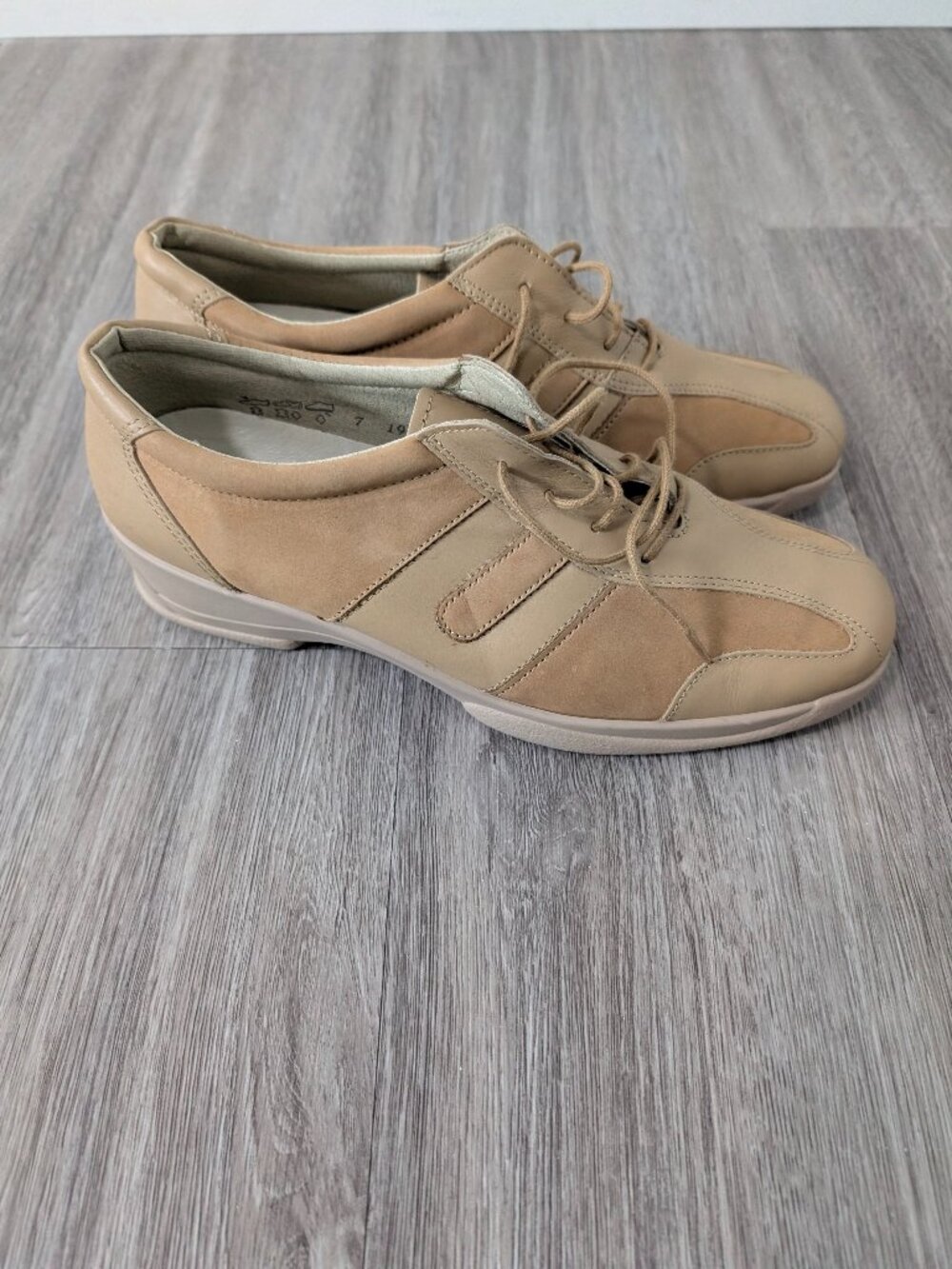 Rohde Tan Leather Lace Up Shoes Size 7